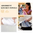 thumbnail image 6 of Abstract Navy Blue Kitchen Towel Dish Cloths Set of 4, Microfiber Soft Kitchen Hand Towels, Vintage Grey Street Painting Art Absorbent Quick Drying Dishcloths 18 x 28 Inches, 6 of 8