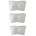 thumbnail image 3 of Bras for Women Plus Size Clearance 3 PC Bandeau Bras Women Stretch Plus Size Stra Bra Bralettes Non Padded Stretch Top Tube Bras for Women Girls Breathable and Comfortable Tube Stra Bras for Women, 3 of 3