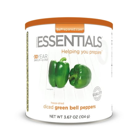 Emergency Essentials Freeze-Dried Green Bell Peppers Large (Best Way To Freeze Bell Peppers)