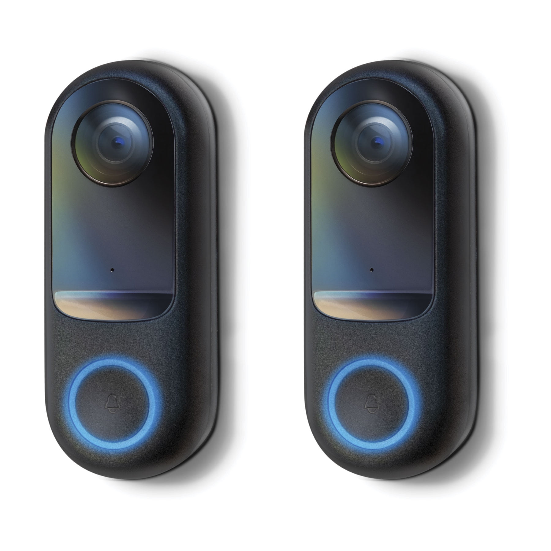 Home Zone Security Black Doorbell Camera 2.4GHz 1080P 140 Degree View