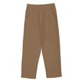 thumbnail image 6 of Lenpel Girls' Wide Leg Pants Lightweight Elastic Waist Loose Trousers Summer Casual Pants with Pockets 6-15 Years, 6 of 7