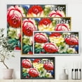 thumbnail image 4 of Designart 'Vintage VIbrant Yellow and Red Flower Still Life I' Traditional Framed Canvas Wall Art Print, 4 of 5