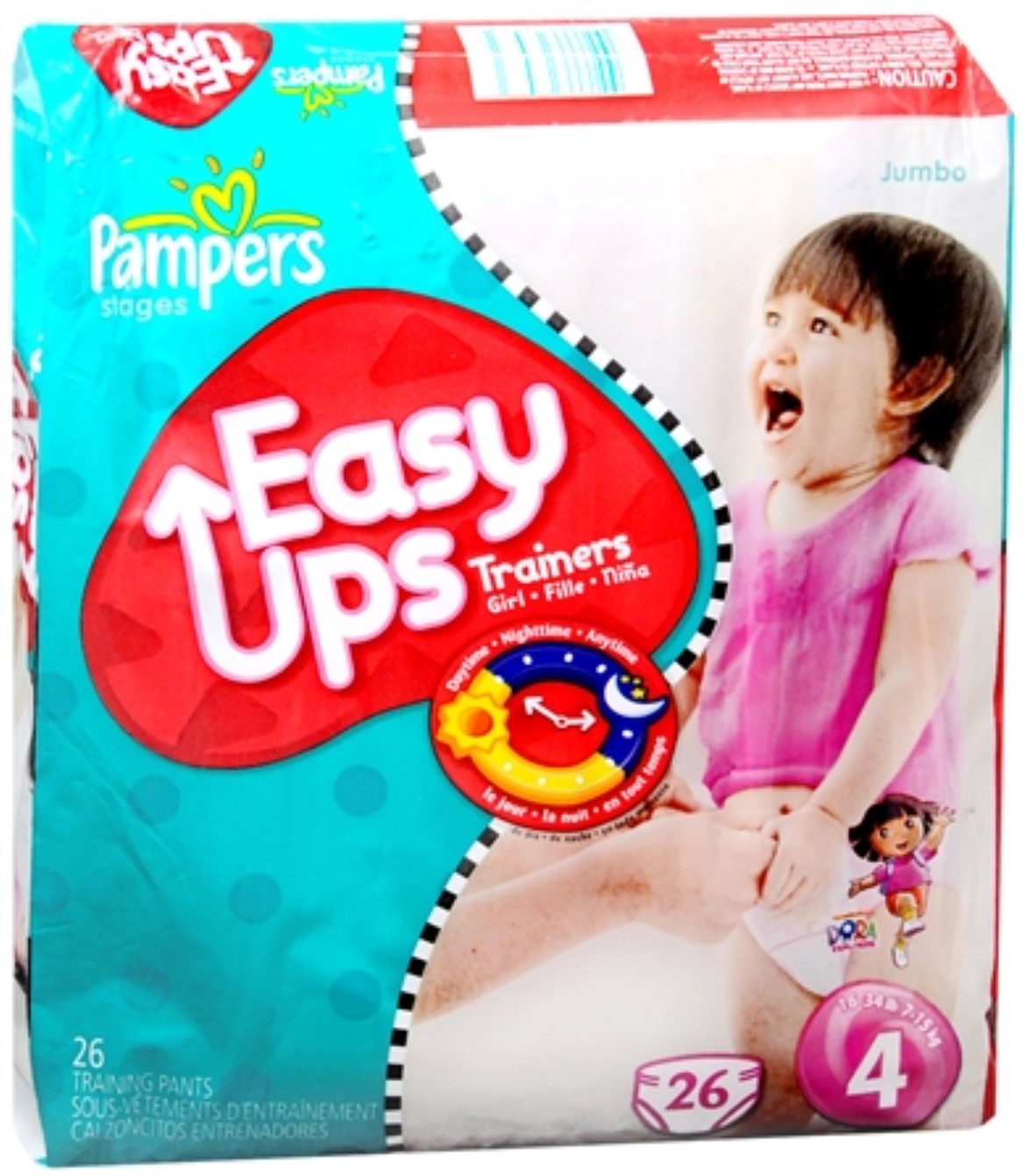 Pampers Easy Ups Training Pants Girls 