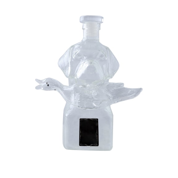 Deeceymbur Owl Whiskey Bottle Fun Animal Design High Borosilicate Glass Liquor Decanter Handcrafted Collectible 10.14fl oz Capacity for Home Bar Gifting