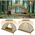 thumbnail image 2 of GEERTOP Ultralight 2 Person Backpacking Tent 4 Season Waterproof Camping Tent Double Layer Cold Weather Easy Set Up Tents for Family Camp, Hiking, Hunting Outdoor Mountaineering Travel, 2 of 8
