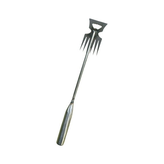 Rkxzt Weed Eater Steel Garden Manual Weeding Tool with Handle Multifunctional Weeder for Digging and Removing Weeds 1-Piece Home Garden|Stainless Steel