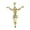 Yellow Gold, variant on Diamond-Cut Crucifix Jesus Unisex Adult Pendant 10K Yellow White Gold, All Sizes - GOLDUM NYC