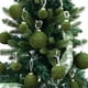 thumbnail image 5 of 46 bolas navideñas de terciopelo flocadas, adornos navideños de plástico, adornos colgantes decorativos para árbol de Navidad., 5 of 5
