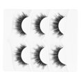 thumbnail image 4 of Pestañas Esponjosas, Pestañas Postizas Reutilizables Hechas A Mano Para Mujer, 3 Pares De Pestañas Postizas Para Mujer Y Niña ANGGREK Otros, 4 of 8