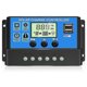 thumbnail image 1 of Controlador de carga solar 10A/20A/30A Panel solar Batería Regulador inteligente, 1 of 4