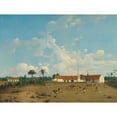 thumbnail image 2 of Abraham Salm 24x19 Gold Ornate Framed and Double Matted Museum Art Print Titled - The Kemanglen Sugar Factory Near Tegal (Or Tagal), Java (1870 - 1875), 2 of 4