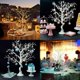 thumbnail image 2 of Árbol de decoración de mesa de boda simulado de 76 cm, árbol de deseos de boda desmontable, árbol de mesa de boda, árbol de Navidad, idea de fiesta de cumpleaños de Navidad de Halloween, árbol falso Zhivalor LHH-0729, 2 of 5