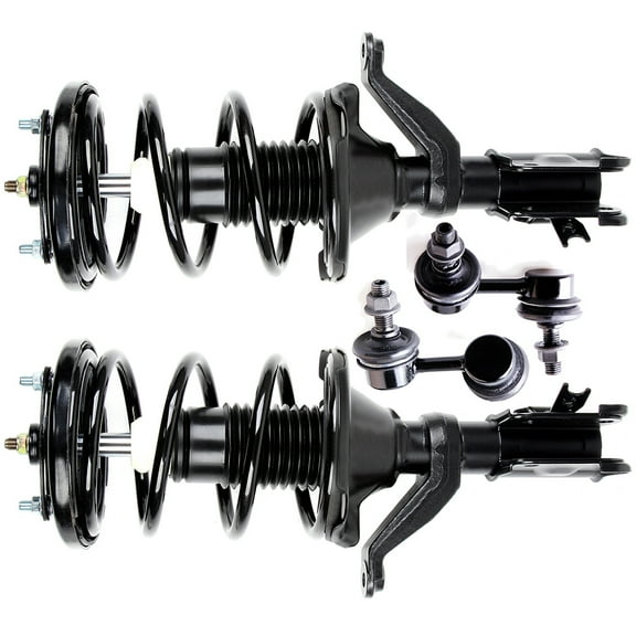 ECCPP Front Strut Spring Assembly, Stabilizer Bar Link Kit Fit for 2001 2002 2003 for Acura EL, 2001 2002 2003 2004 2005 for Honda Civic Set of 4