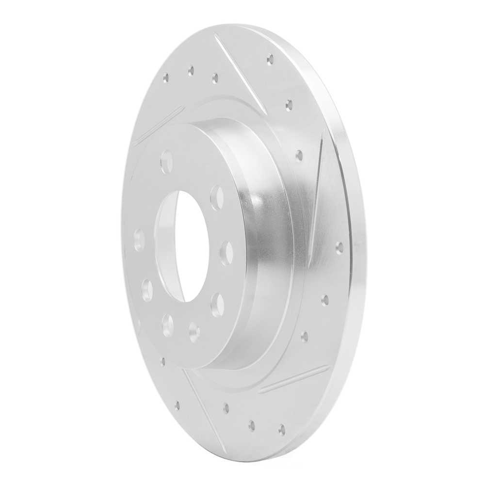 Dynamic Friction Company 631-53006R DFC Brake Rotor - Drilled And Slotted - Silver