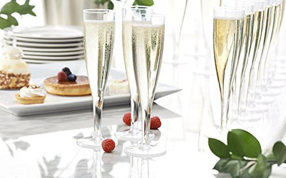 Champ Flutes Box Set Clear 25Pc - Party Supplies - 25 Pieces