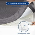 thumbnail image 3 of Hawsaiy 3 Inch Memory Foam Mattress Topper,Gel-Infused Cooling Bed Topper,Pressure Relief,CertiPUR-US Certified,King, 3 of 9