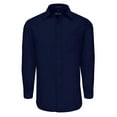 thumbnail image 2 of Men's Basilio Convertible Cuff Solid Dress Shirt - Many Colors Available, 2 of 2