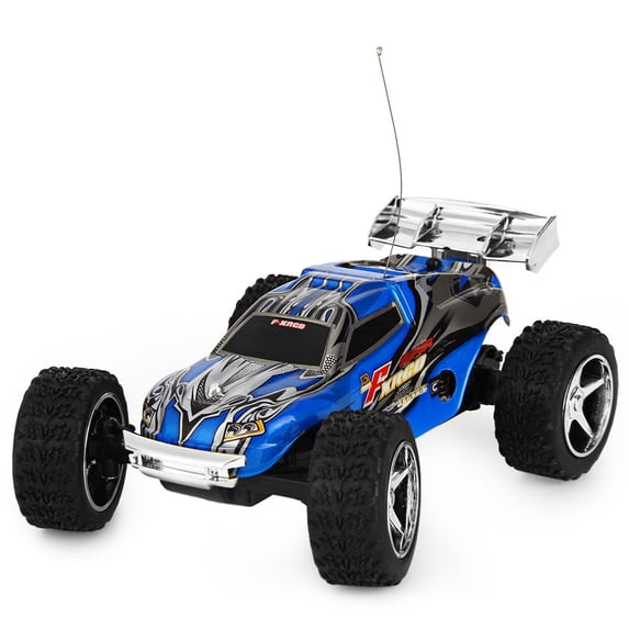Remote Control Racing Car with 5 Speed Transmission and Flashing Light - BLUE