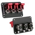 thumbnail image 4 of Car Toggle Switch Panel, Toggle Switch Panel, Installation Of Power Off Switch, Pre-Drilled Mounting Holes Design Electrical Devices Home For DIY For Racing Car, 4 of 8