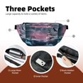 thumbnail image 2 of Sigee Boat Lighthouse Storm Waves for Multi-functional Belt Bag for Men and Women With Adjustable Strap For Travel Running Hiking, 2 of 8