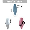 thumbnail image 3 of Small Flower Vase for Handlebar Bicycles Scooter Motorcycle, Small Silicone Bud Holder with Narrow Opening and Flexible Strap Accent, 3 of 9