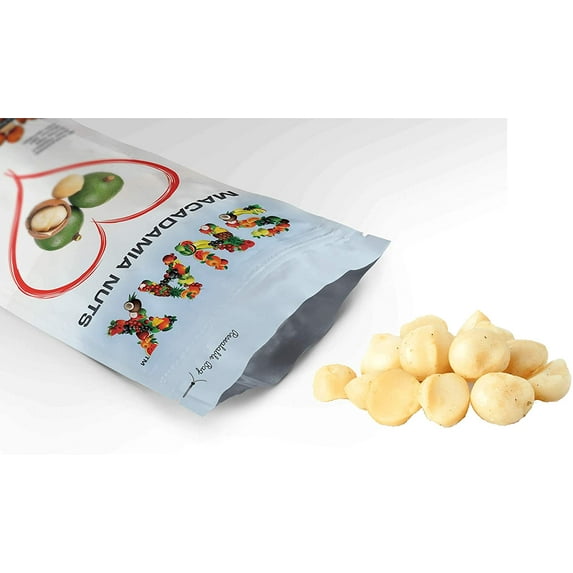 Treat Of The Day! Organic Macadamia Nuts - Roasted & Sea Salted 16oz (1LB)