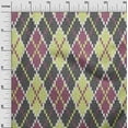 thumbnail image 3 of oneOone Tissu Jersey Viscose Lime Argyle Matériel de Robe Tissu Imprimé Tissu au Mètre 60 Pouces de Large, 3 of 4