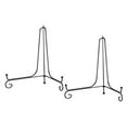 thumbnail image 1 of Unique Bargains 2Pack 12 Inch Plate Stands for Display Iron Folding Easel Plate Holders, Black, 1 of 5