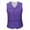 Purple, variant on Jacenvly Winter Puffer Vest for Women Cropped Stylish Misses Waistcoat Gilet Jacket Coat Outwear Solid Keep Warm Tops