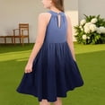 thumbnail image 3 of Robes d'Été Décontractées Robe d'Été Décontractée Filles Col Rond Sans Manches Robe Patchwork Robe Ludique Confortable Robe d'Été Décontractée Robes d'Été Mignonnes Robes d'Été Filles Robes d'Été, 3 of 6