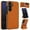 Brown, variant on Case for Samsung Galaxy S25 Plus, PU Leather + Soft TPU, Luxury Kickstand Card Slots Back Case Magnetic Ultra Slim Protective Shockproof Phone Cover for Samsung Galaxy S25 Plus, Brown