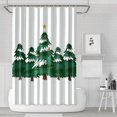 thumbnail image 1 of Shower Curtain for Bathroom Christmas Tree Triangle Tree Bathroom Curtain Durable Cool Shower Curtain Hooks Included,72x72Inch, 1 of 5