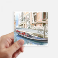 thumbnail image 1 of Italy Venice Landmark National Pattern Sticker Square Waterproof Stickers Wallpaper Car Decal, 1 of 1