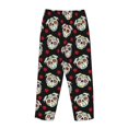 thumbnail image 5 of Goofa PUG Printed Soft Pajama Pants for Women, Wide Leg Comfy Casual Lounge Yoga Pants-Medium, 5 of 9