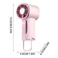 thumbnail image 3 of Kieccall Palm Sized High Speed Fan Ice Compress 199 Speed Multi Scene Clip Mini USB Rechargeable Fan, 3 of 5
