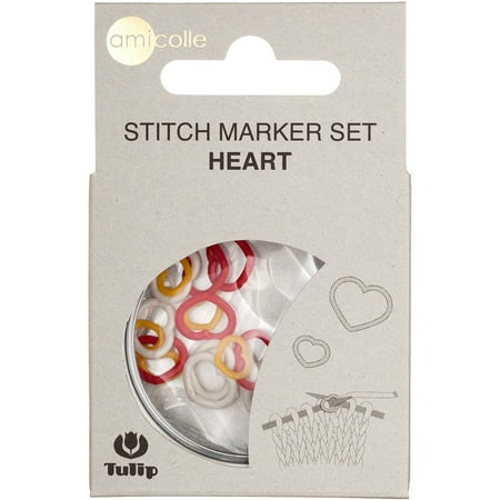 UPC: 0846550014155 | Tulip Stitch Markers 15/PkgYellowSmall/RedMedium/WhiteLarge