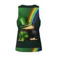 thumbnail image 5 of Easygdp St. Patrick's Day4 Men's Tank Top, Sleeveless Muscle T Shirts, Breathable, Quick-Dry, Loose for Gym, Running, Fitness - XX-Large, 5 of 9