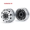 thumbnail image 2 of QualitChoice Easy To Replace And Install Rear Hub For 1/14 RC Truck Fine Workmanship Rear Wheel Style Wheel Hub Silver, 2 of 6