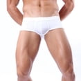 thumbnail image 5 of WQQZJJ Men's Mini Swim Shorts, Solid Color High Stretch Low Waist Sexy Shorts, Comfortable and Breathable Shorts for Summer Swimming and Surfing, 5 of 9