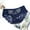 Blue, variant on HUPOM Period Underwear For Women Silk Underwear For Women Low waist Elastic Waist Solid Thong Green One Size