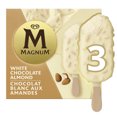 thumbnail image 2 of Magnum White Chocolate Almond Ice Cream Bar, 3 x 85 mL, 2 of 7
