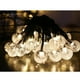 thumbnail image 2 of Guirnalda de luces LED solares de 1,8 cm con forma de bola de burbujas, resistente al agua y a altas temperaturas, para decoración del hogar, color blanco cálido, 22 metros, 200 luces, 8 funciones, 2 of 5