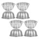 thumbnail image 4 of Molde para pudín (8 unidades): Moldes de aluminio para pudín, gelatina y pasteles. Moldes antiadherentes para magdalenas, pasteles y postres., 4 of 5
