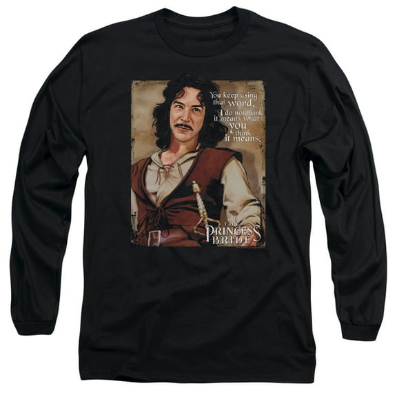 Princess Bride - Word - Long Sleeve Shirt - Small
