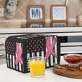 thumbnail image 6 of Lsque Ribbon Breast Cancer Awareness Print 2 Slice Toaster Cover , Kitchen Appliance Dustproof Protector , Toaster Protector Dustproof Kitchen Appliance Cover, 6 of 7