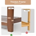 thumbnail image 4 of Shoe Rack Bench with Cushion, Entryway Bench Shoe Bench Shoe Storage Bench, Shoe Rack for Front Door Entrance, Shoe Rack Organizer for Entry, Hallway, Bedroom, Living Room, 4 of 8
