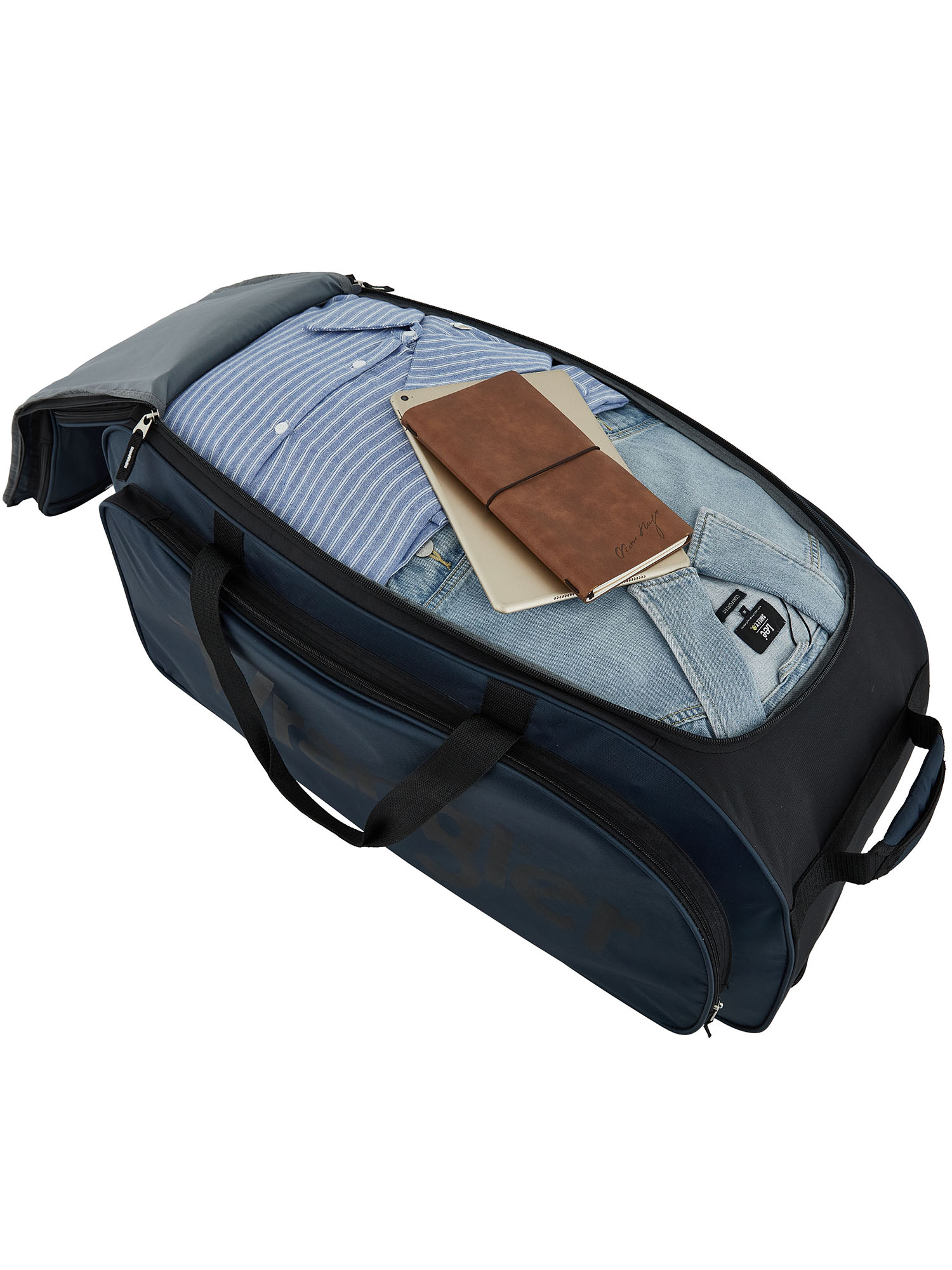 Wrangler 30-Inch Large Rolling Duffel Bag Blue photo 7
