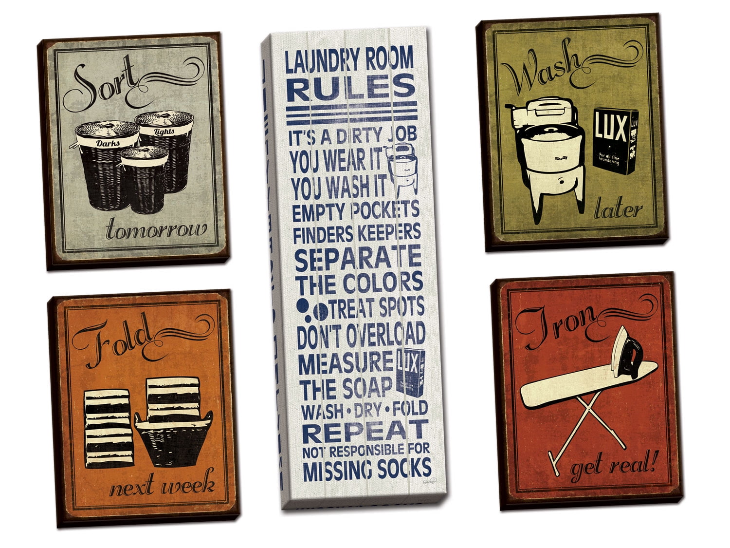 Trendy & Extremely Popular Humorous Laundry Room Rules and Laundry Sign