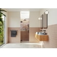 thumbnail image 7 of Glass Warehouse Gw-Gh-34 Halo 78" High X 34" Wide Hinged Frameless Shower Door - Bronze, 7 of 7