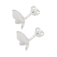 thumbnail image 2 of NOVICA Artisan Handmade Sterling Silver Stud Earrings Butterfly from Thailand Animal Themed [0.4 in L x 0.4 in W] ' Silver Thoughts', 2 of 8